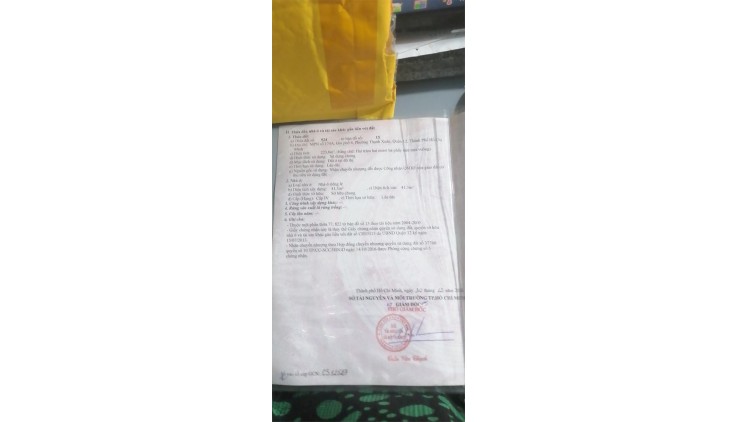 Nền nhà mặt tiền đường, tiện mua bán kinh doanh, đủ tiện nghi điện nước mạng wifi. P.Thạnh Xuân Q.12